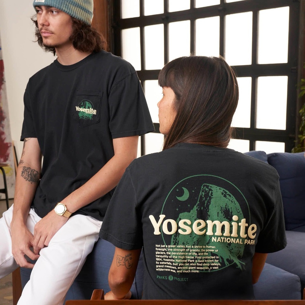 Parks Project Yosemite Puff Print Pocket Tee - Picture 2 of 6